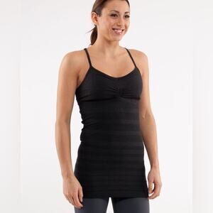 Lululemon Ebb & Flow Tank, Black, size 4